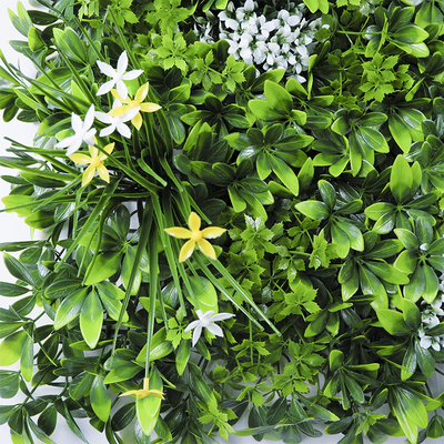 Faux PE Artificial Green Walls Plant Panels 45mm Decoration 2.5kg / Sqm Outdoor
