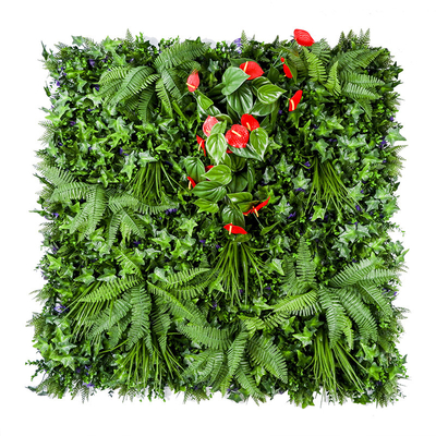 100*100CM Durable Artificial Plant Wall Panel 3D Synthetic Landscape For Indoor