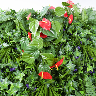 100*100CM Durable Artificial Plant Wall Panel 3D Synthetic Landscape For Indoor