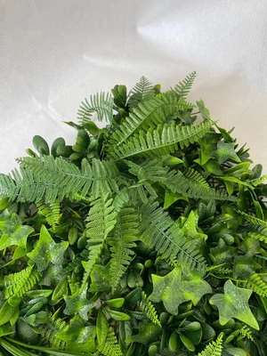 Waterproof Green Artificial Leaf Wall 35mm 40mm