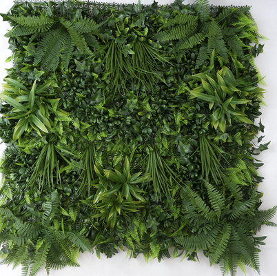 Waterproof Green Artificial Leaf Wall 35mm 40mm