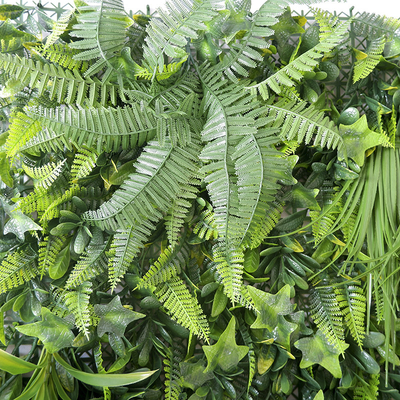 Waterproof Green Artificial Leaf Wall 35mm 40mm