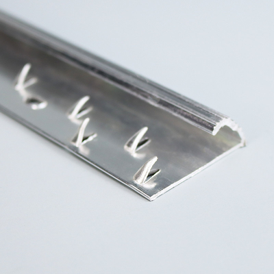 Silver Extruded Aluminium Metal Carpet Edging 36.8x0.85mm