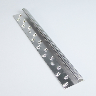 Silver Extruded Aluminium Metal Carpet Edging 36.8x0.85mm
