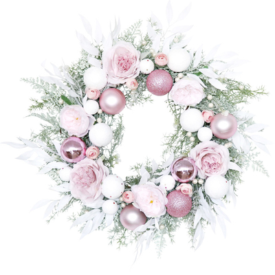 Waterproof Artificial Plant Wall Panels Eucalyptus Wreath UV Resistent For Wedding Decoration