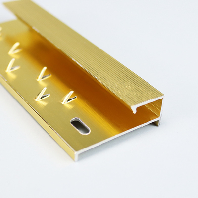 Decorative Self Adhesive Metal Carpet Edging For Hotel