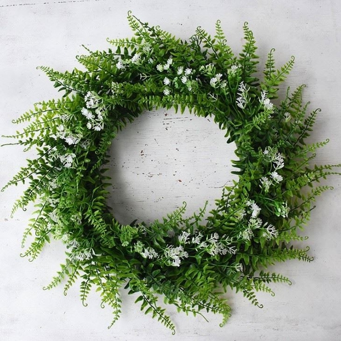 De kunstmatige de Comités van de installatiemuur Kroon van de de kloppersdeur van Huwelijksgarland spring wreath